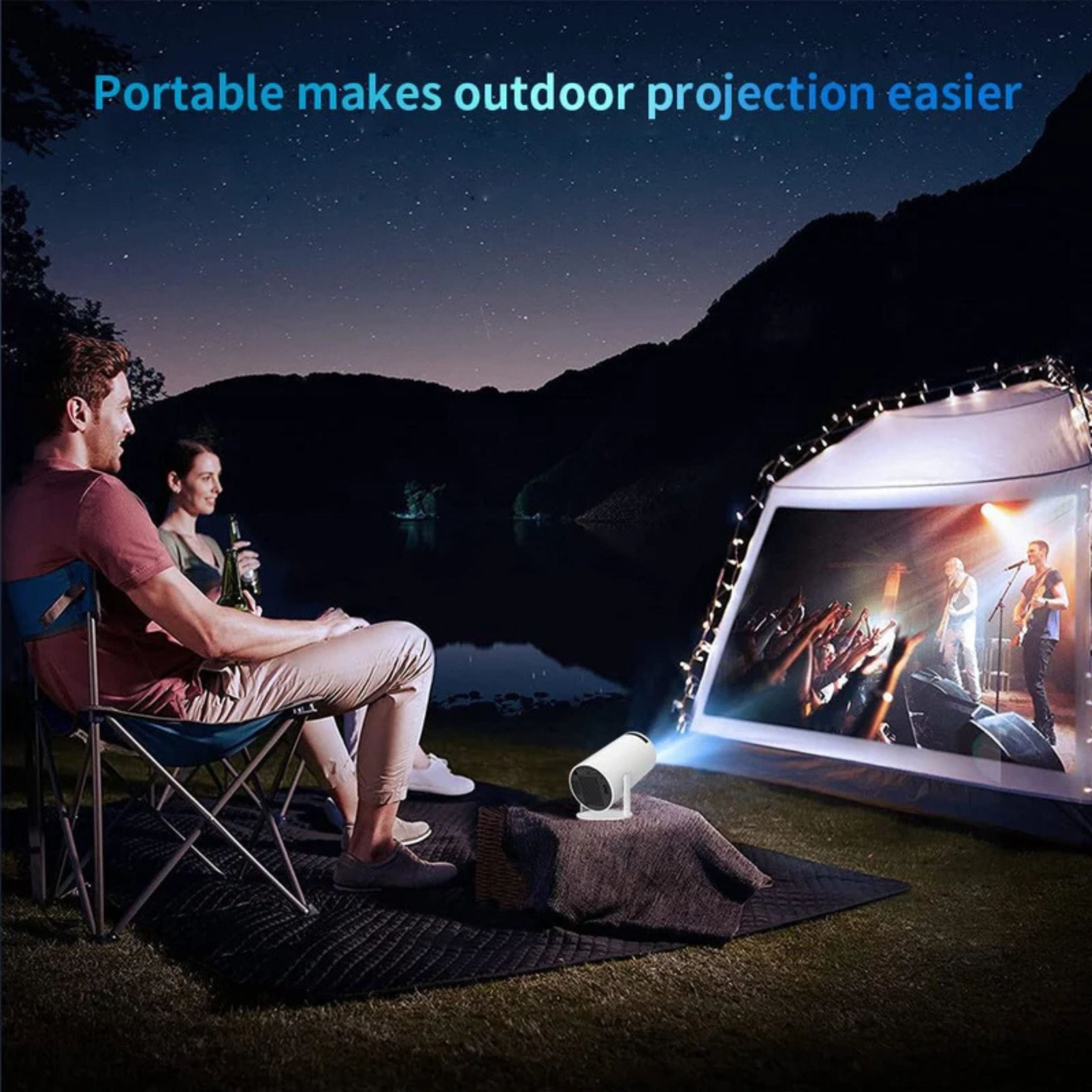 Ultra HD High Dynamic Range Projector - White