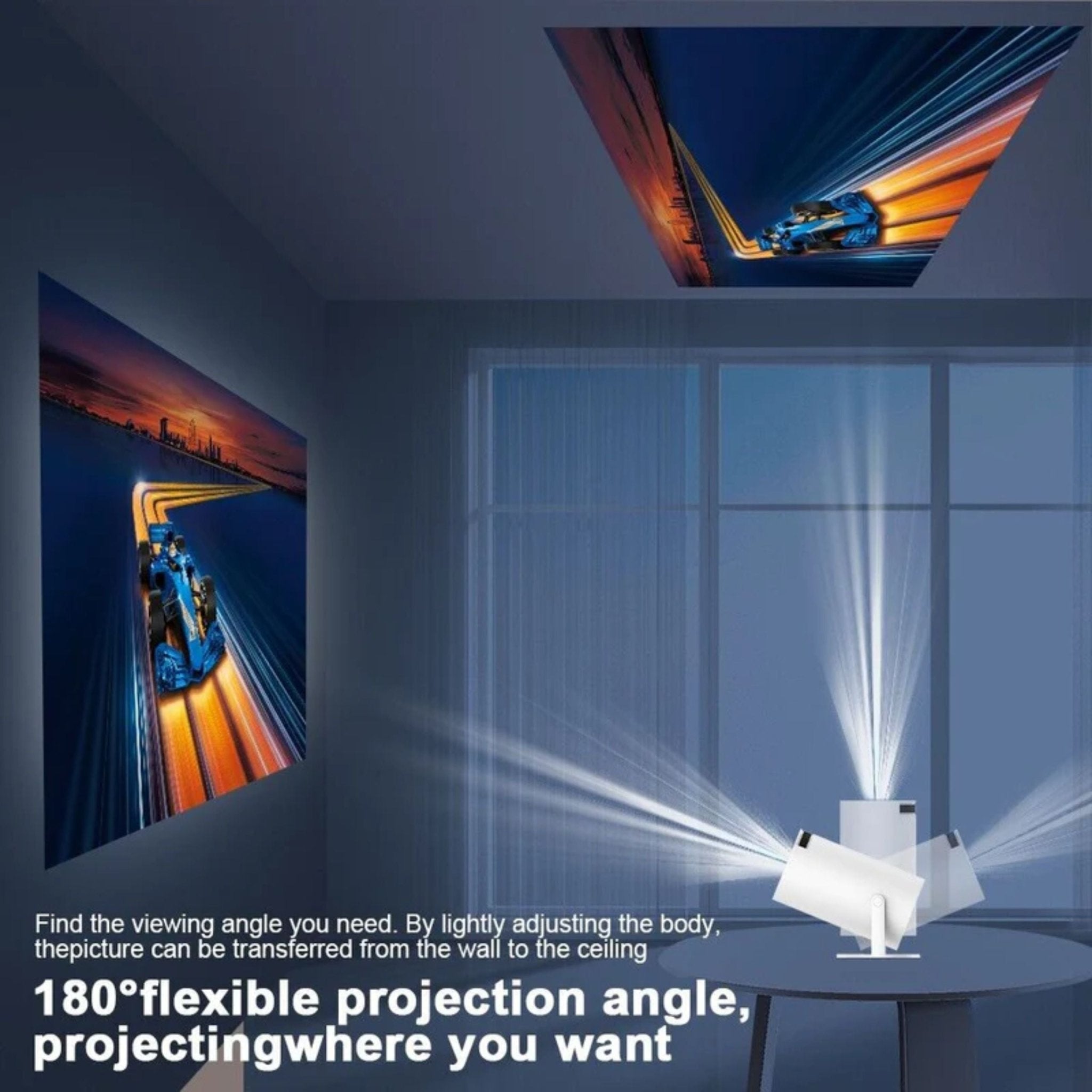 Ultra HD High Dynamic Range Projector - White