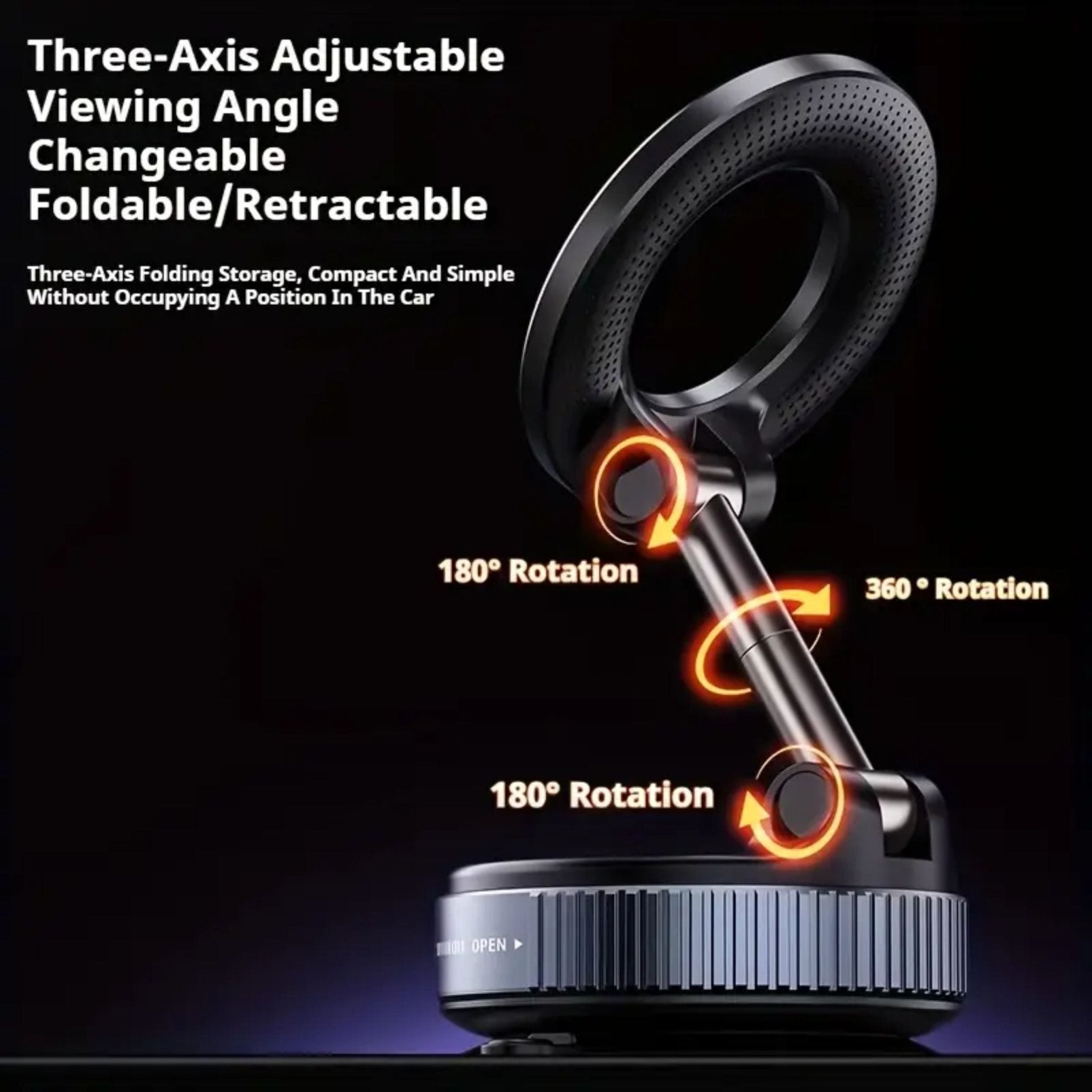 Vacuum Suction Magnetic Bracket K007