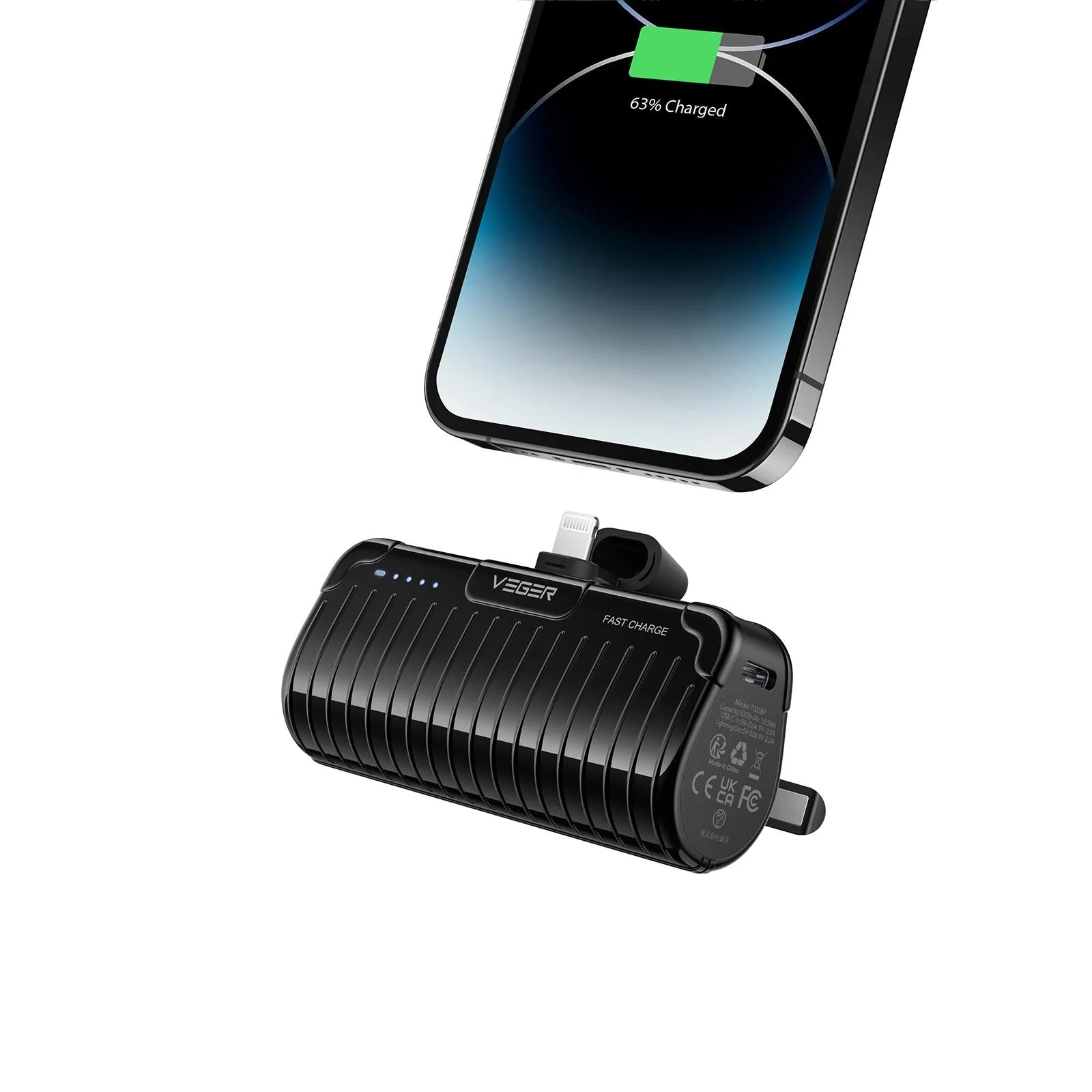 Veger Power bank 5000mah VP-0558P - Black