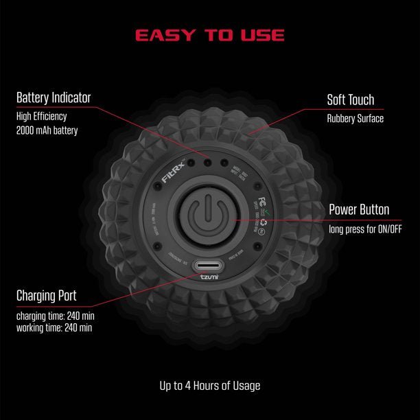 VibraRoller Vibrating Roller Safe And Effective Pain Relief