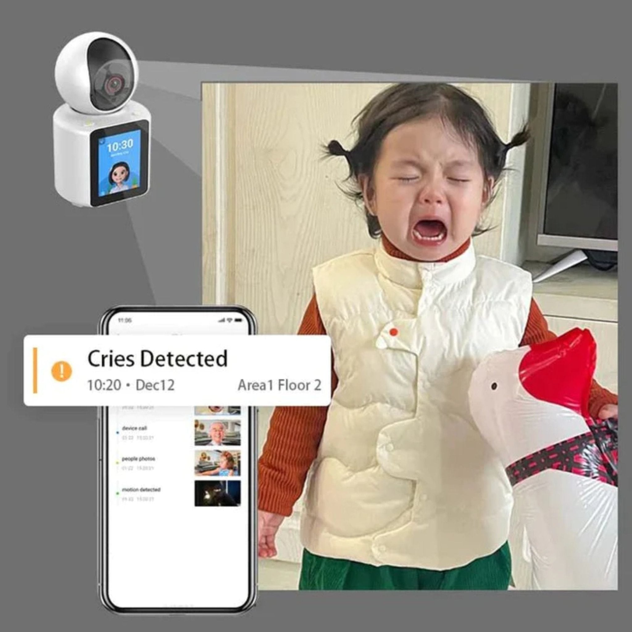 Video Calling Smart Wifi Camera C31 - White