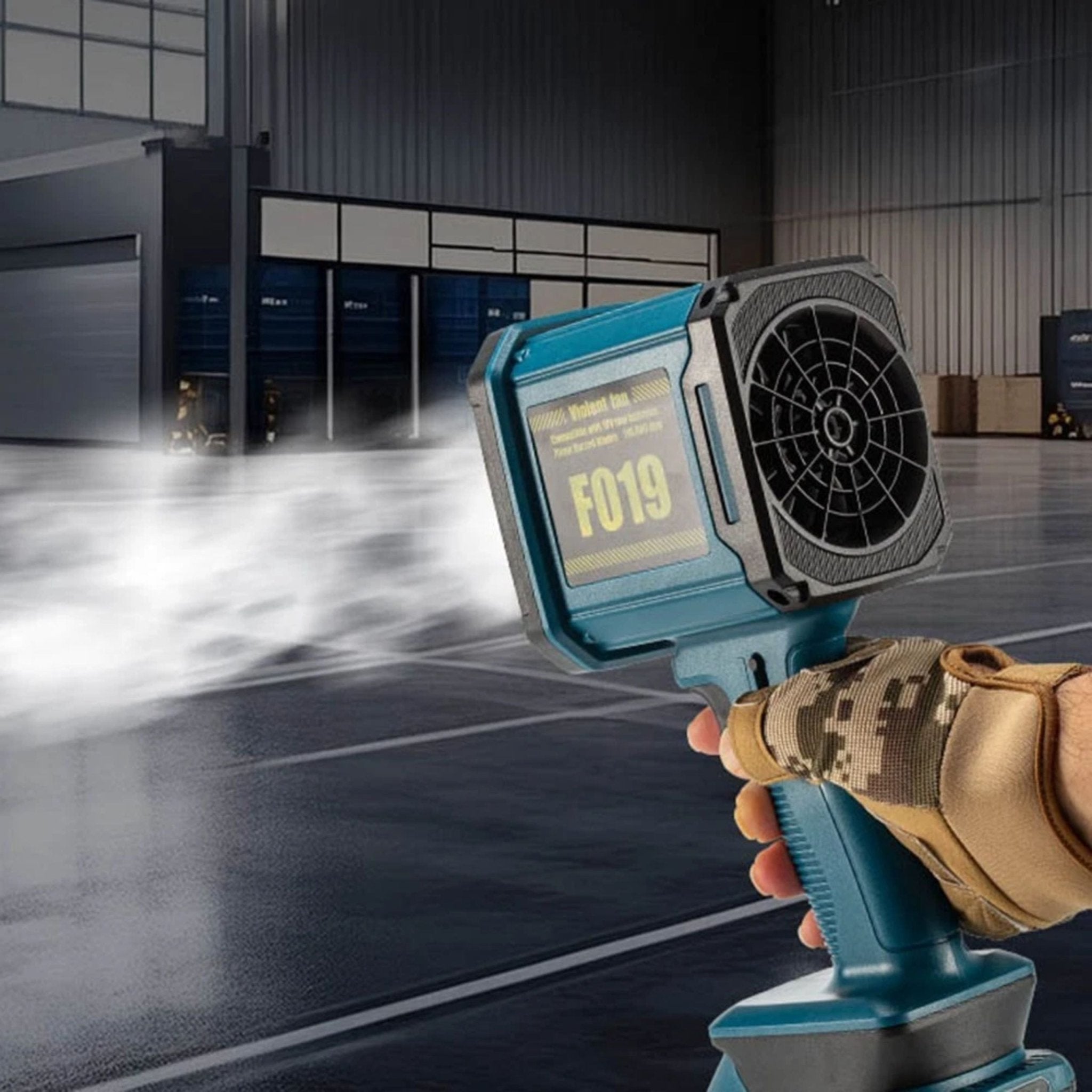 Violent Fan Air Blower Turbo Jet Fan F019 - Blue