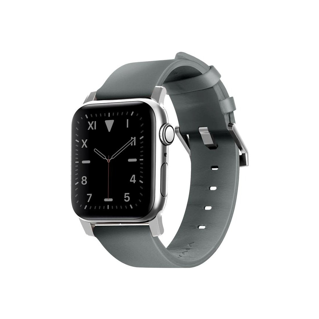 Viva Madrid Montre Allure Leather Strap Strap for Apple Watch 42/44MM - Light Blue/Silver