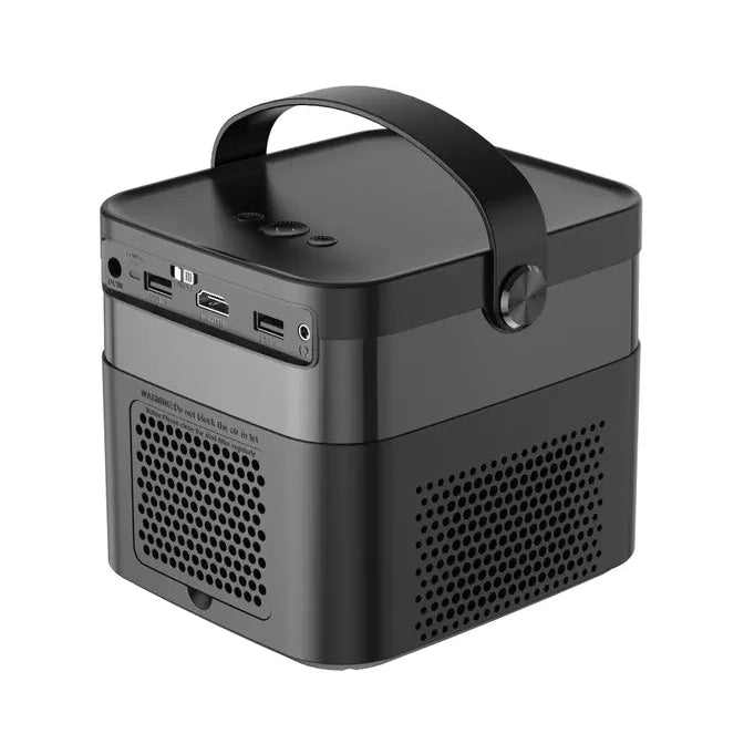 Volto DLP Hd 3D Multimedia Portable Projector Android 9.0+3D Glass+Bag - Black