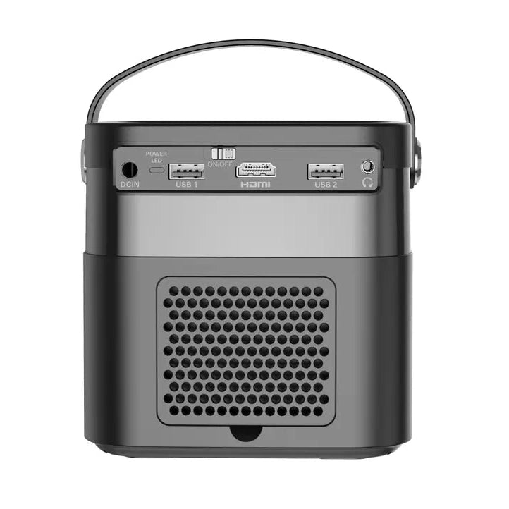 Volto DLP Hd 3D Multimedia Portable Projector Android 9.0+3D Glass+Bag - Black