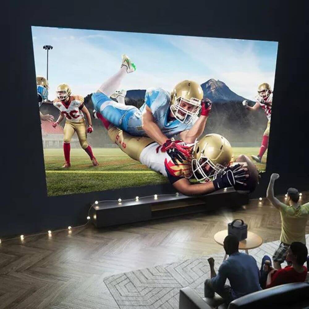 Volto DLP Hd 3D Multimedia Portable Projector Android 9.0+3D Glass+Bag - Black