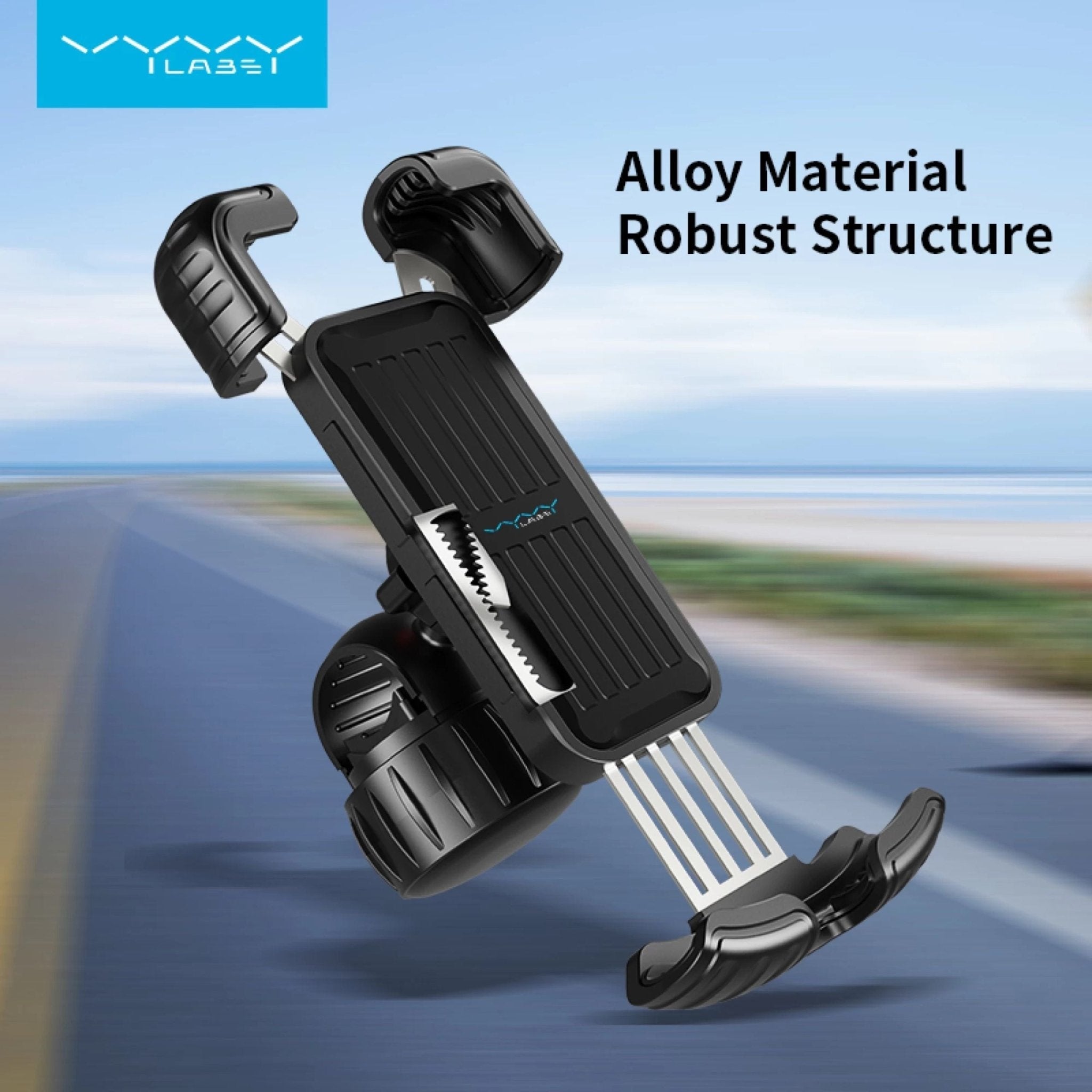 Vyvylabs Knight Cycling Holder (for Bicycle and Motorcycle) - Black