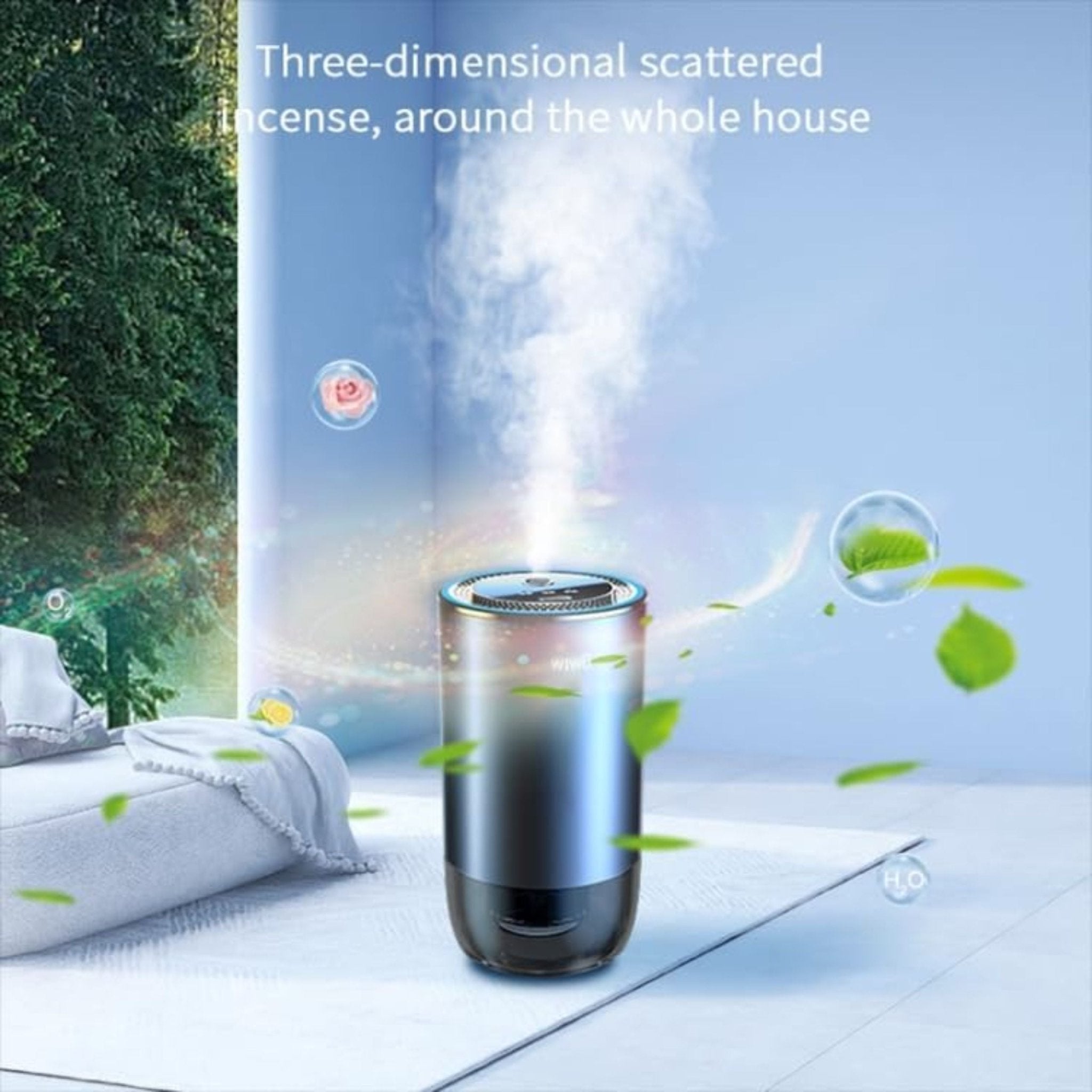 WIWU Intelligent Car Fragrance Diffuser 50ML - Black