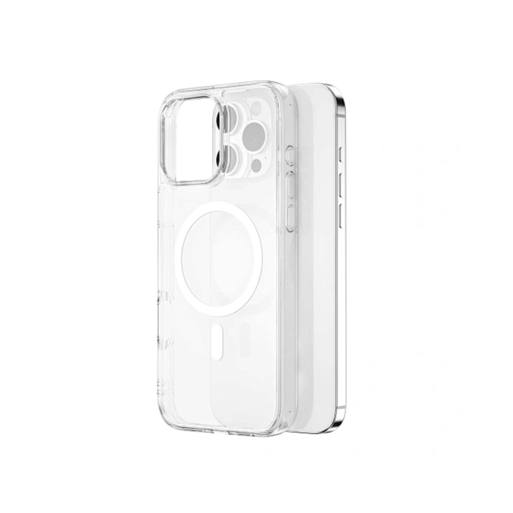 WIWU Magsafe iShield Pro Case for iPhone 16 Pro Max Transparent - White