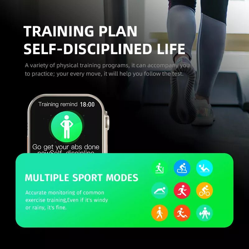 Wearfit Pro HW8 Ultra Smart Watch Dual Strap