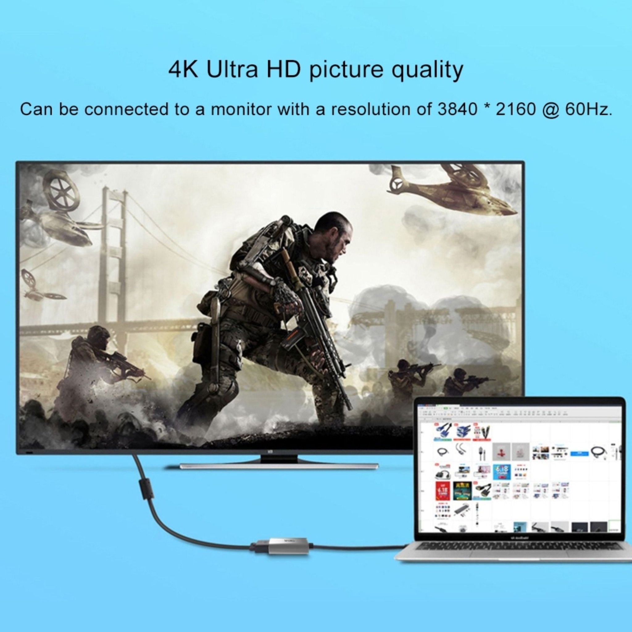 WiWU Alpha Type-C to HDMI USB-C Hub - Grey