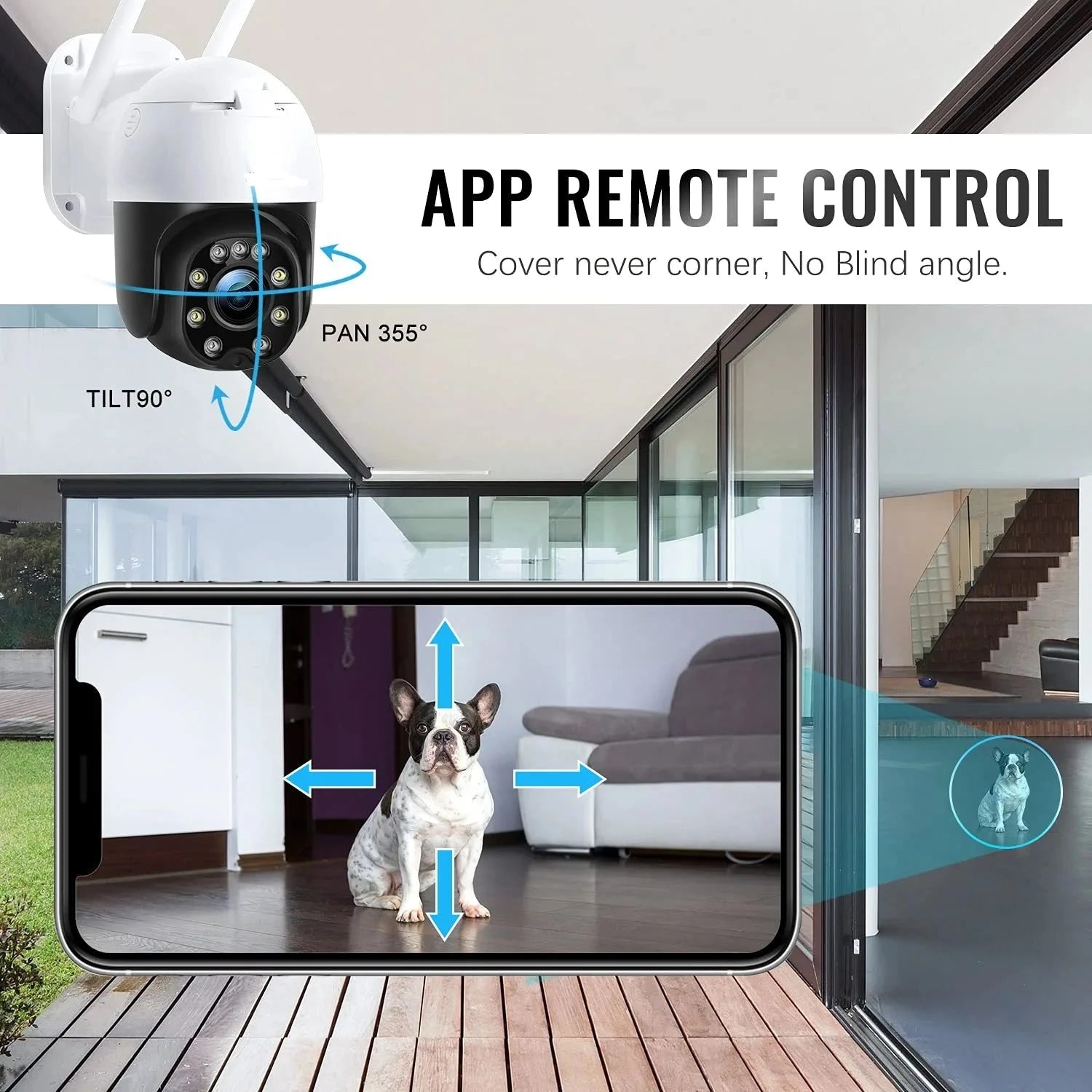 Wireless Pan - Tilt Camera PTZ5X-WIFI-2.5
