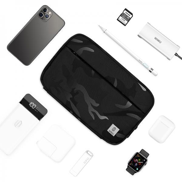Wiwu Camouflage Travel Pouch (22.5*14.5*5cm) - Black