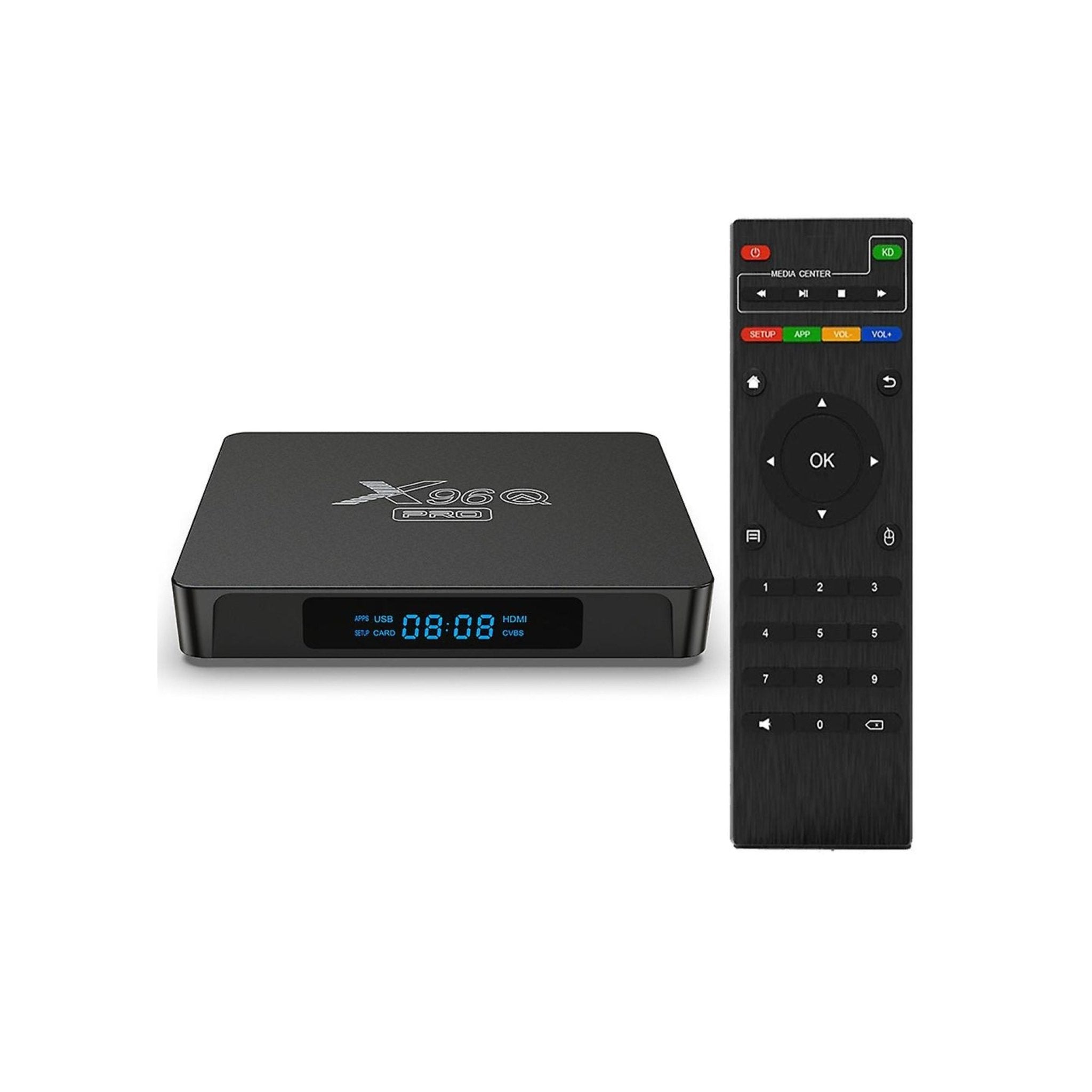 X96Q Pro 4K Android Tv Box - Black