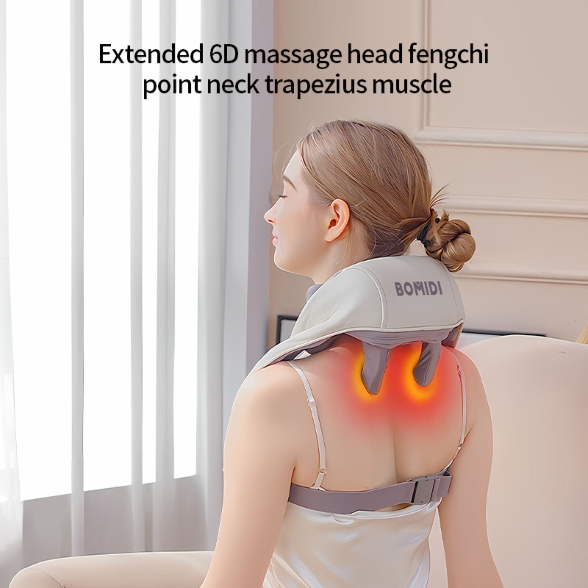 Xiaomi Bomidi Kneading Neck Massager MP2 - Beige Grey
