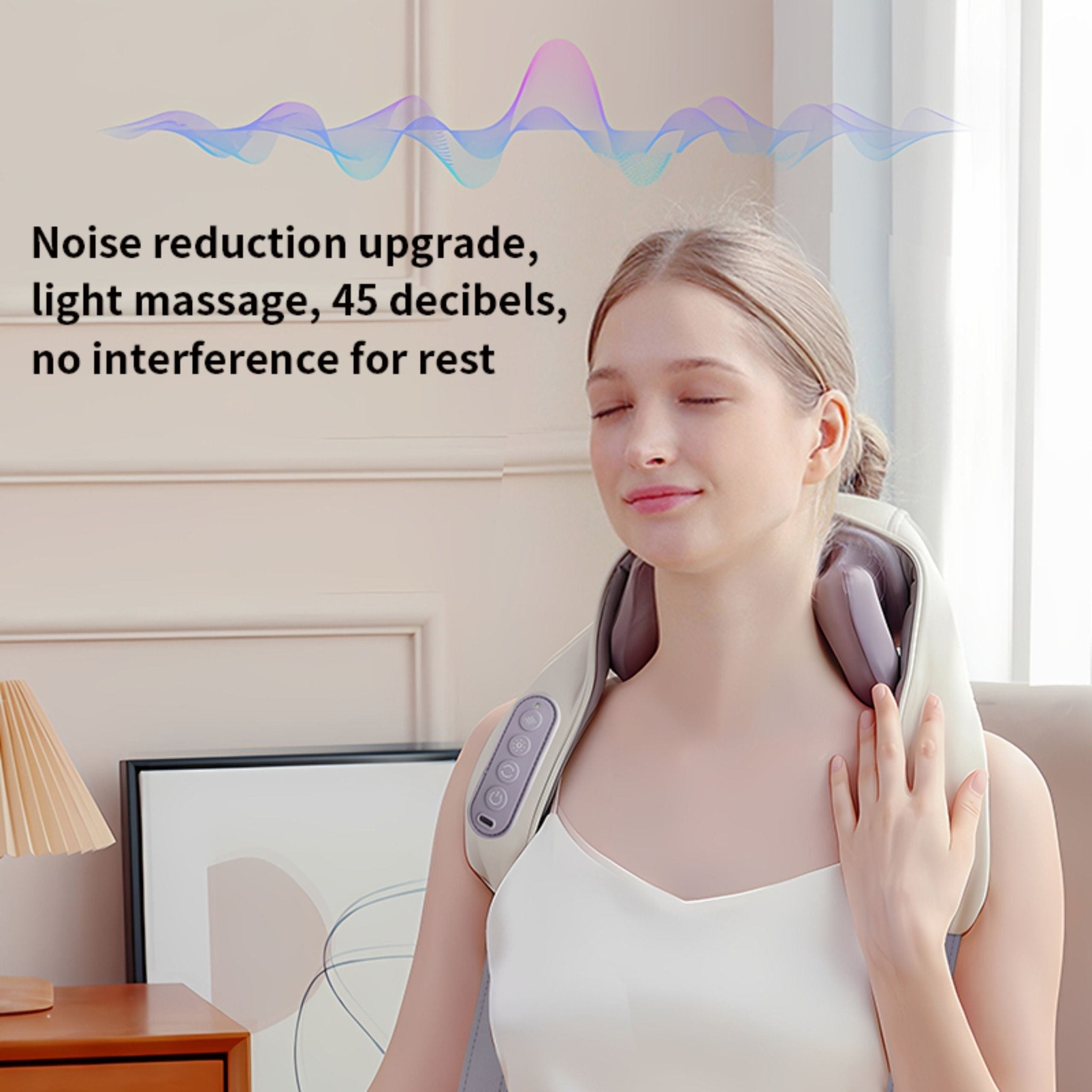 Xiaomi Bomidi Kneading Neck Massager MP2 - Beige Grey