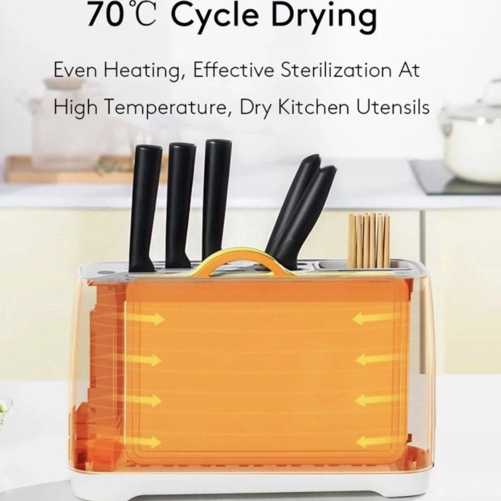 Xiaomi Five Smart Knife Chopsticks Cutting Board Sterelization