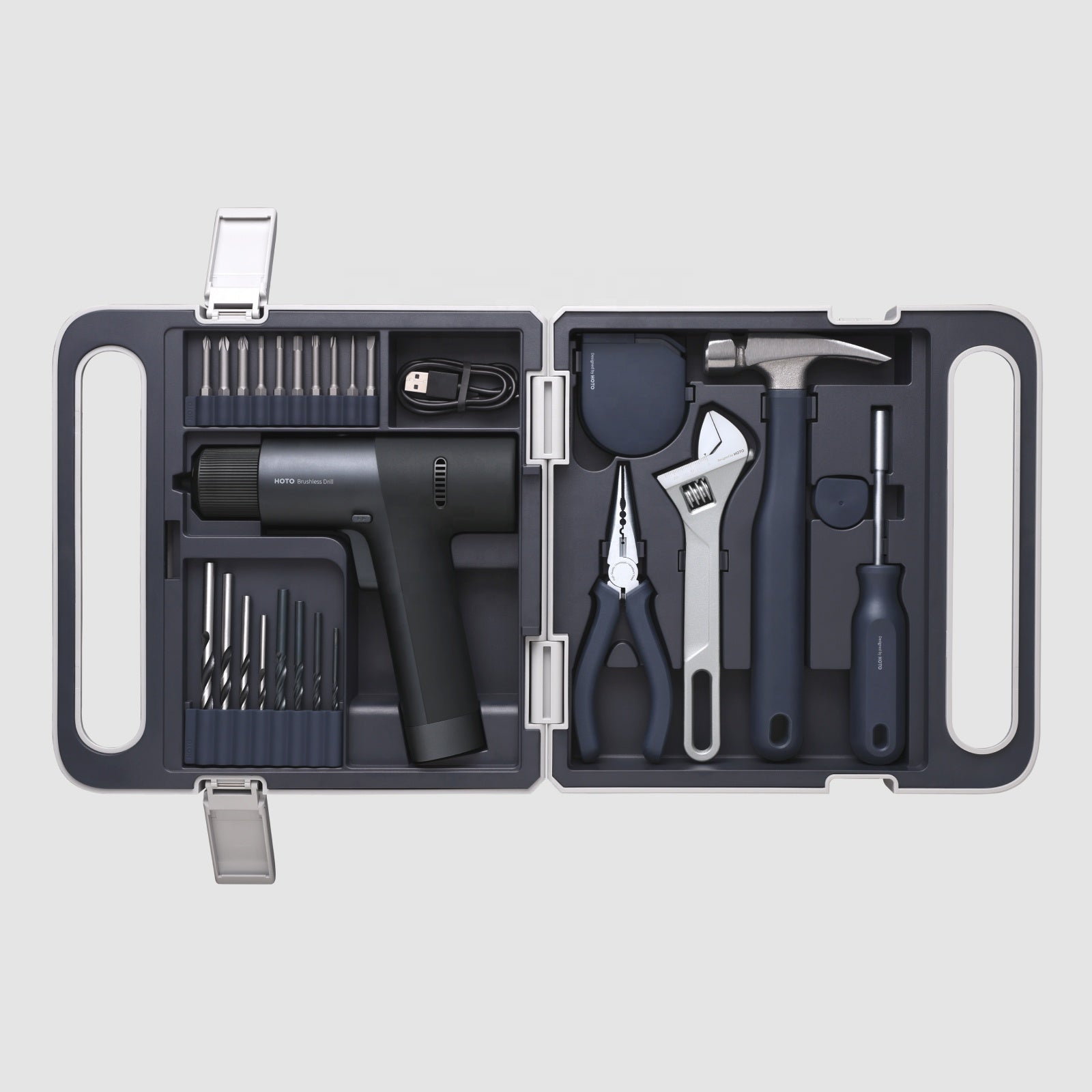 Xiaomi Hoto Brushless Drill Kit - Grey