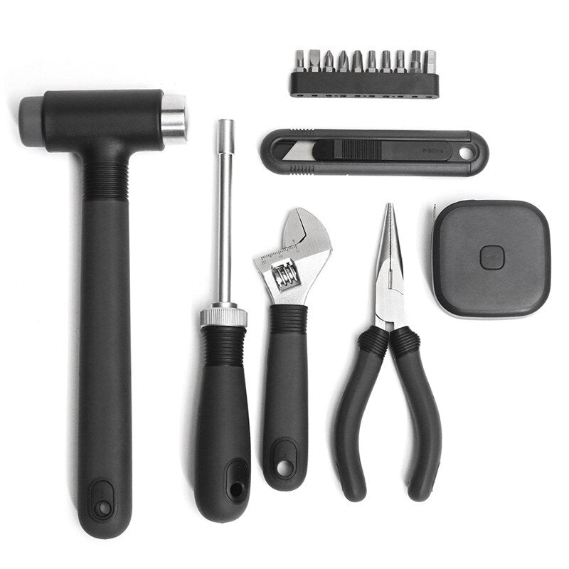 Xiaomi MIIIW 16pcs Diy Tool Kit General Household Hand Tool With Screwdriver Wrench Hammer Tape Plier Multifunctional