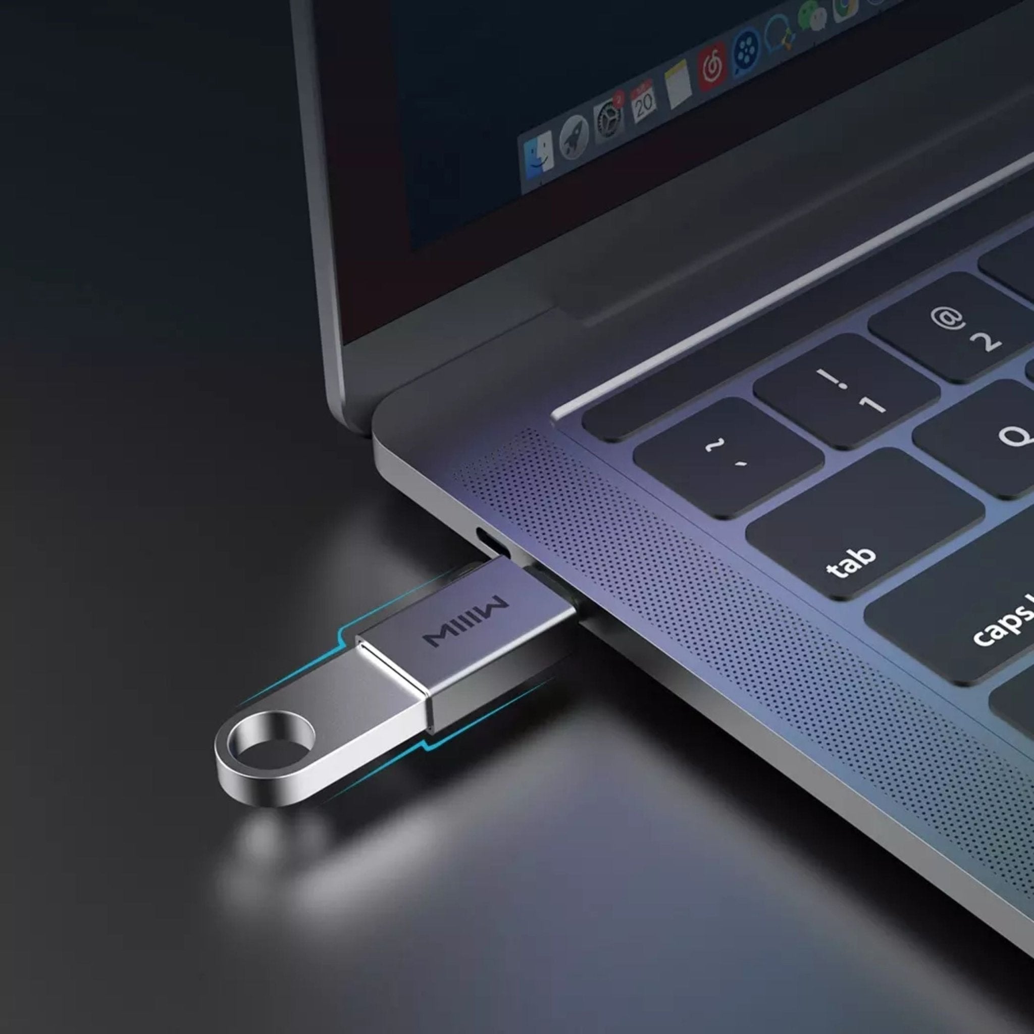 Xiaomi MIIIW USB 3.0 OTG Adapter Type C To USB A - Grey
