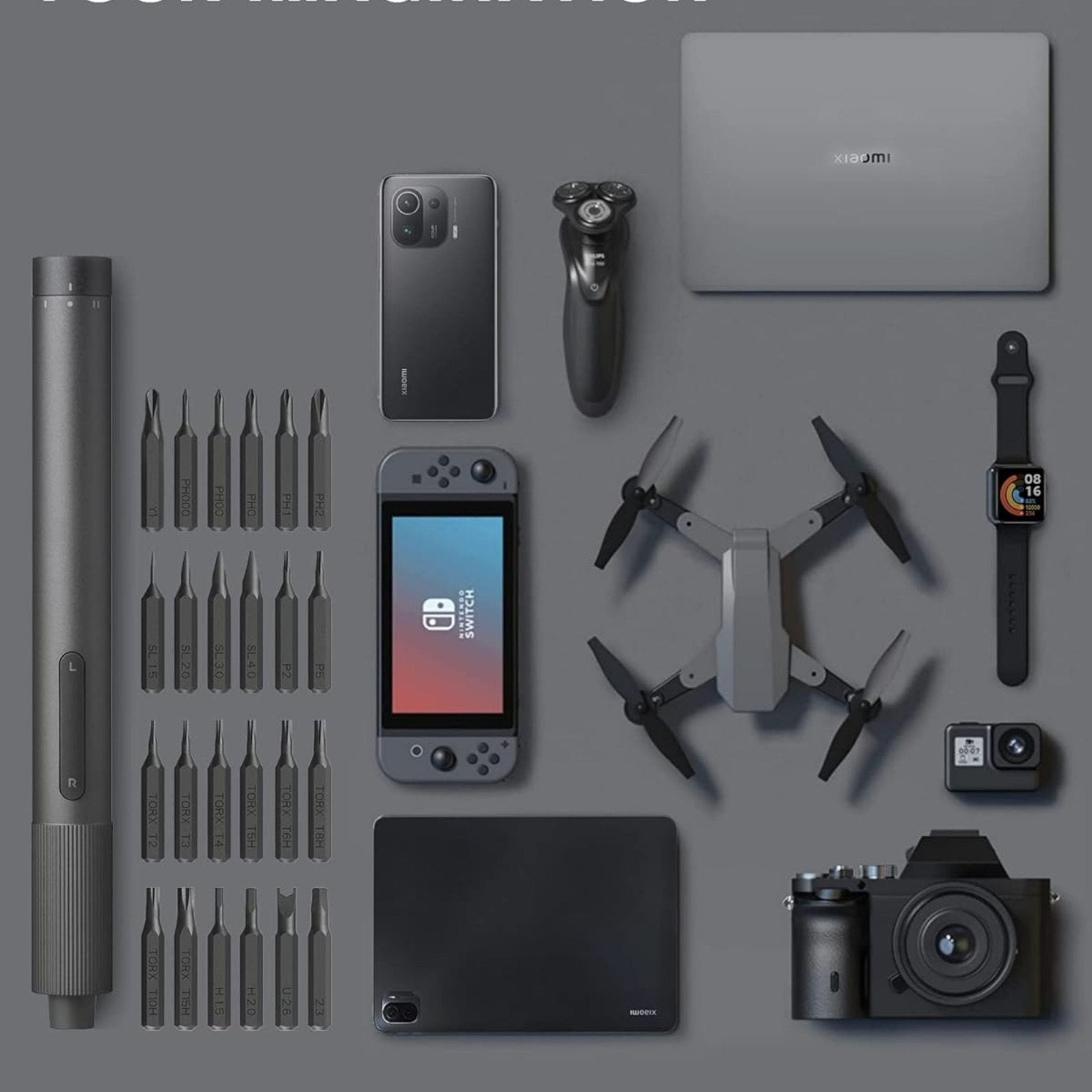 Xiaomi Mi Cordless Precision Screwdriver Kit - Black