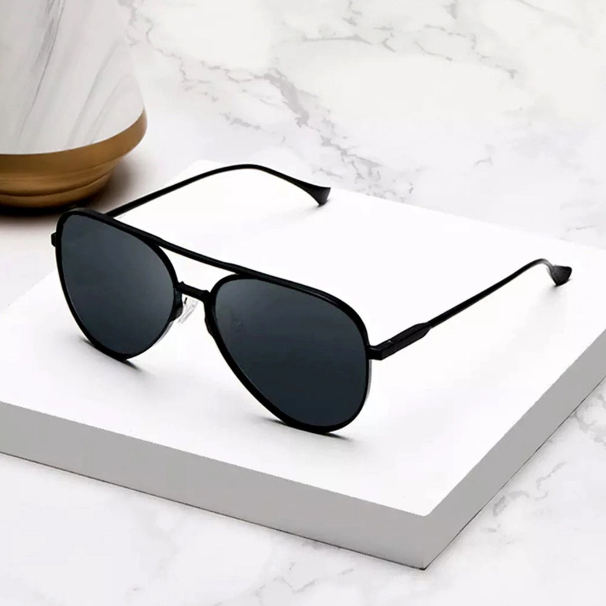 Xiaomi Mijia Luke - UV400 polarized aviator sunglasses - TAC UV Resistant - Black