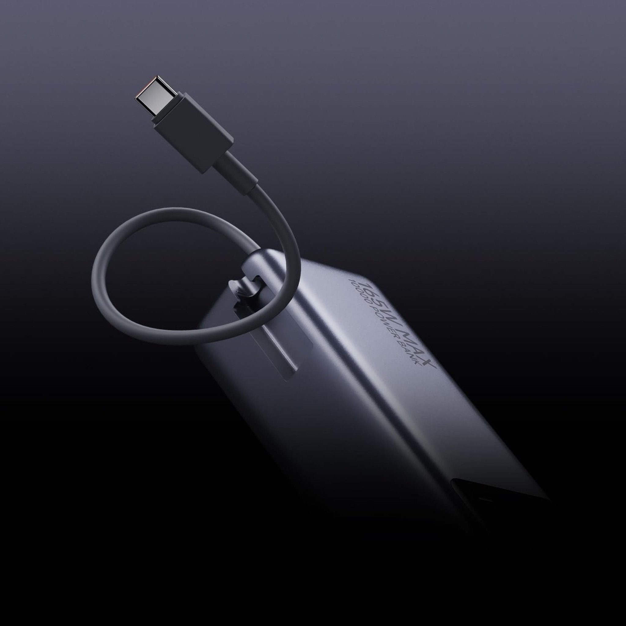 Xiaomi Power Bank 10000mAh 165W Integrated Cable Dual Ports USB-C - Gray