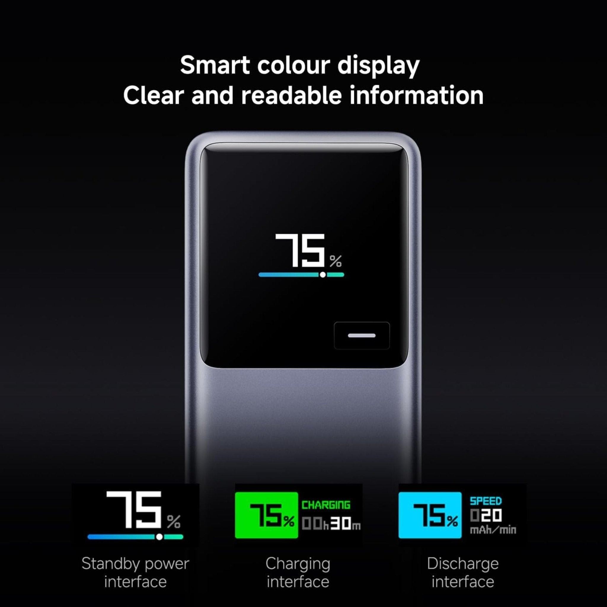 Xiaomi Power Bank 10000mAh 165W Integrated Cable Dual Ports USB-C - Gray