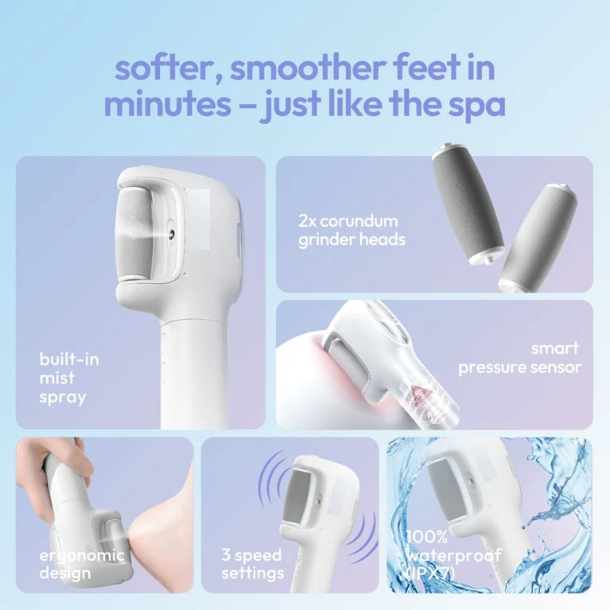 Xiaomi ShowSee B5-B Electric Callus Remover - Blue