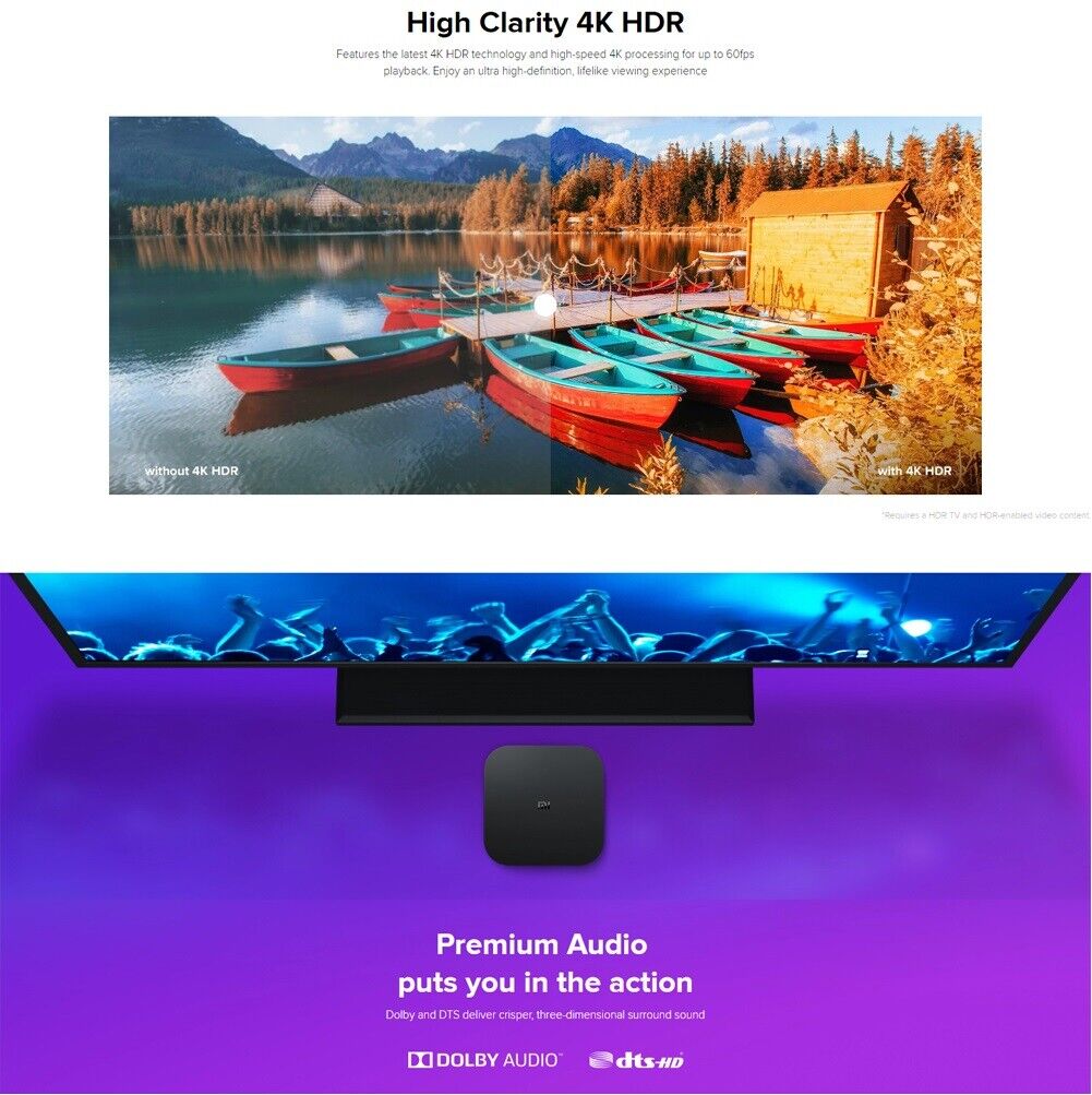 Xiaomi TV Box S Android 2nd Gen 4K Ultra HD MDZ-28-AA - 2 - Black ( 1 Year Plan )
