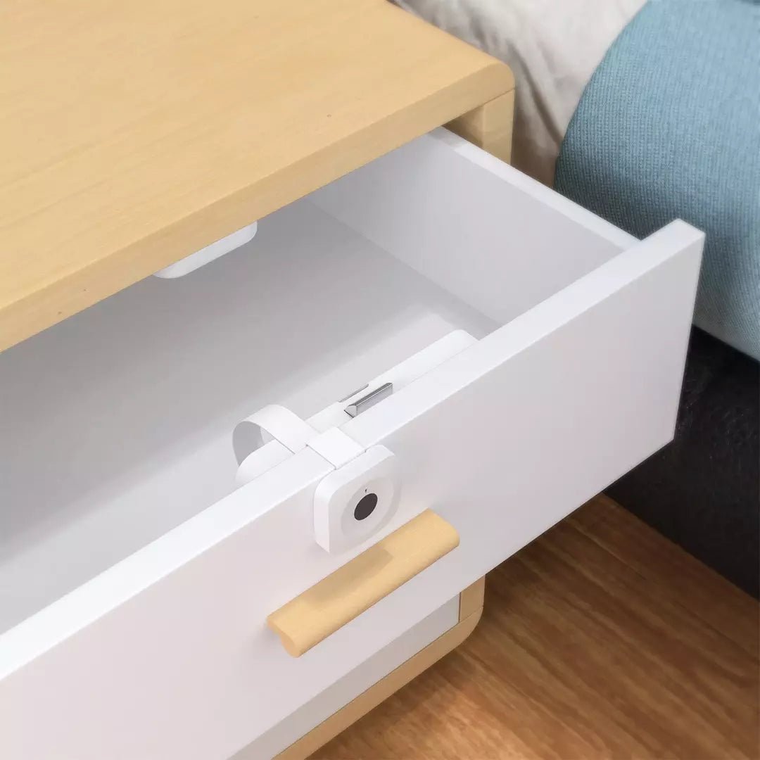 Yeelock Fingerprint Drawer & Cabinet Lock - White