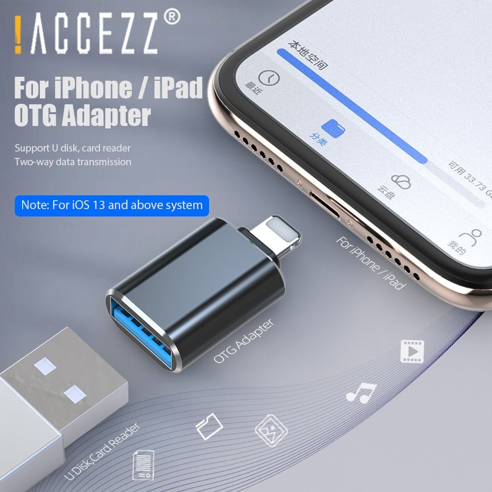 Yesido Lightning OTG USB 3.0 Supper Fast Data Transmission GS14
