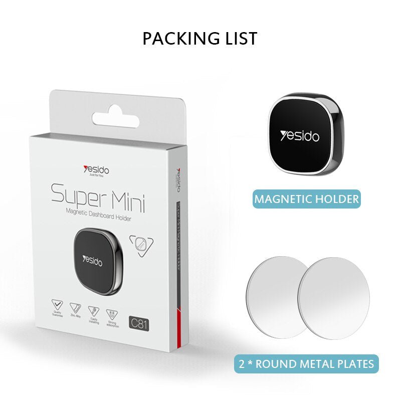 Yesido Super Mini Magnetic Dashboard Holder - Gray C81
