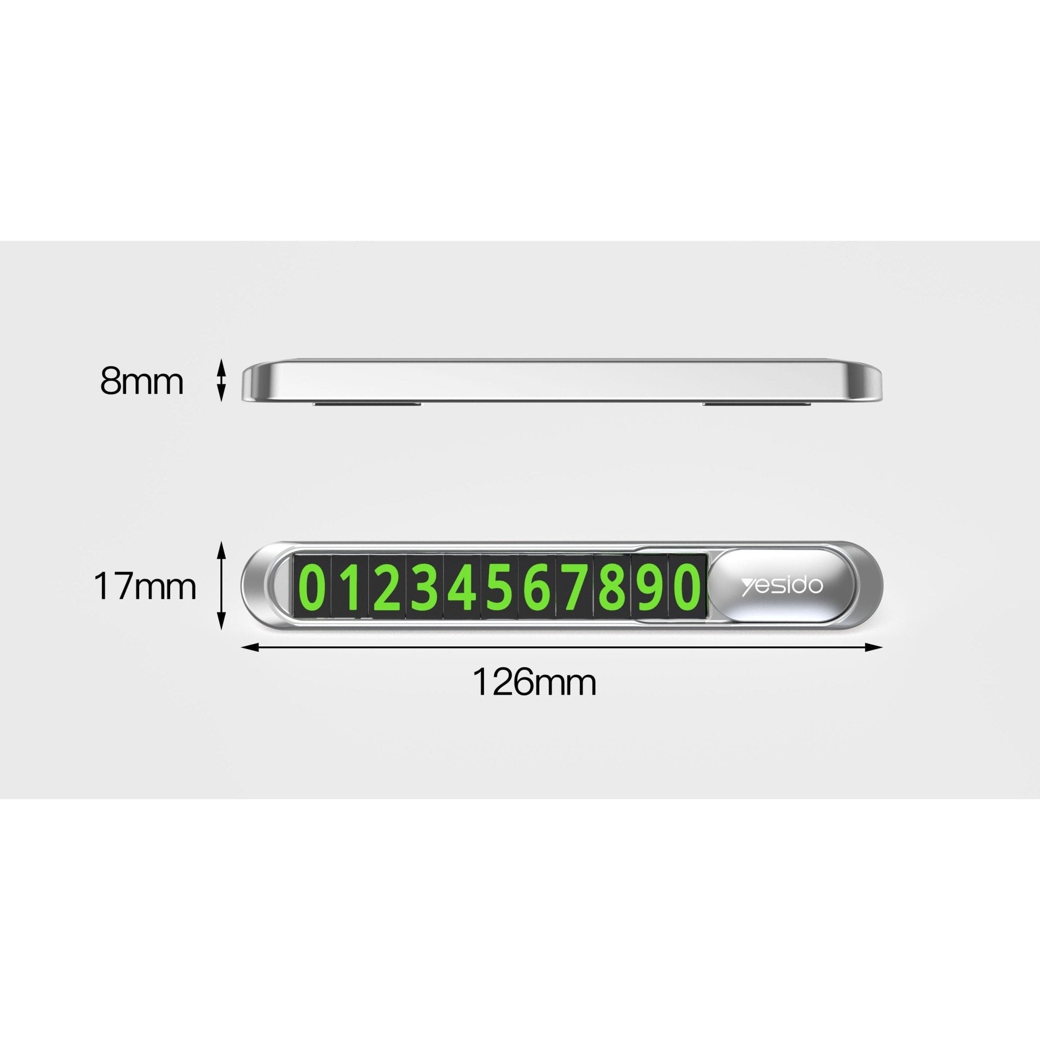 Yesido Temporary Parking Card C88