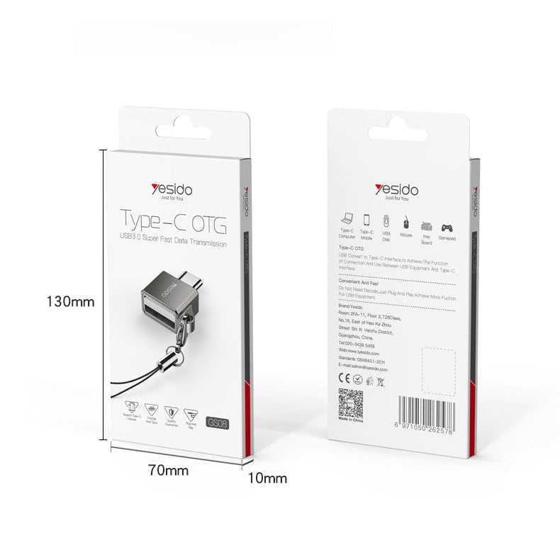 Yesido Type - C OTG USB 3.0 GS08
