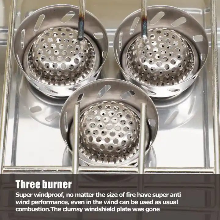 ZYZY Portable Double Burner - Military Brown
