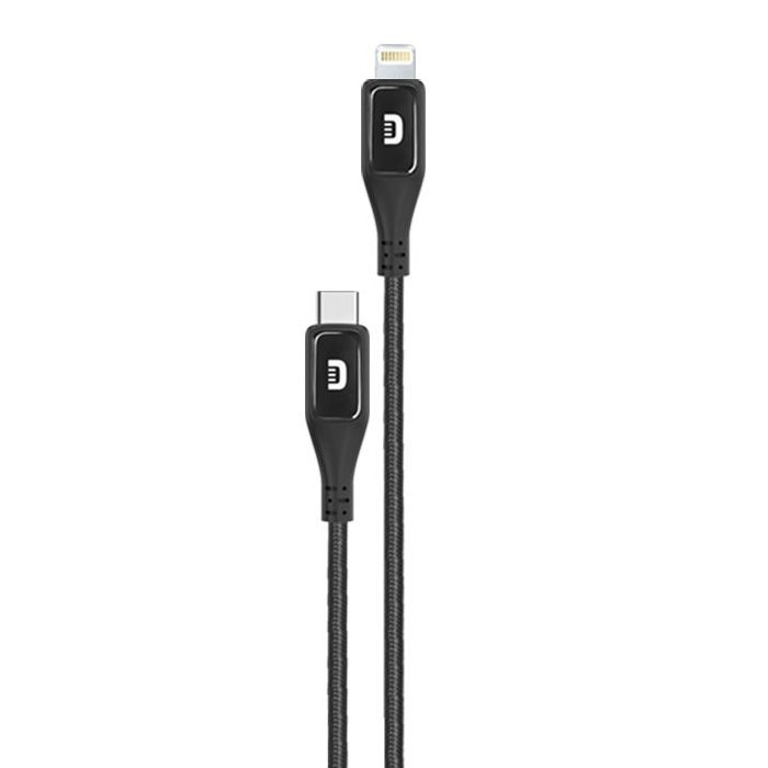 Zendure SuperPort 20w + Supercord 2 Type C to Lightning Cable - Black