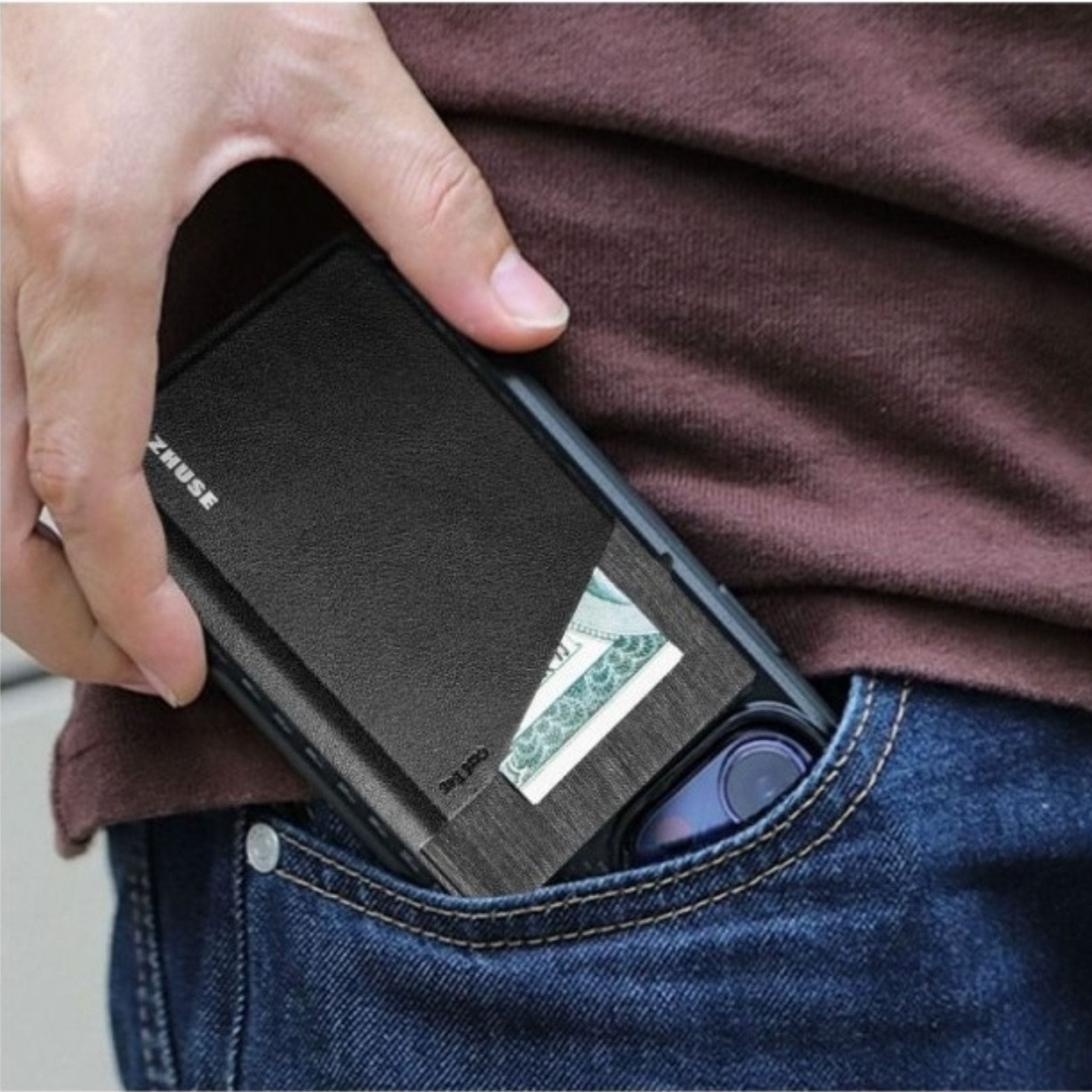 Zhuse Function Card Package Automatically Eject Card - Black