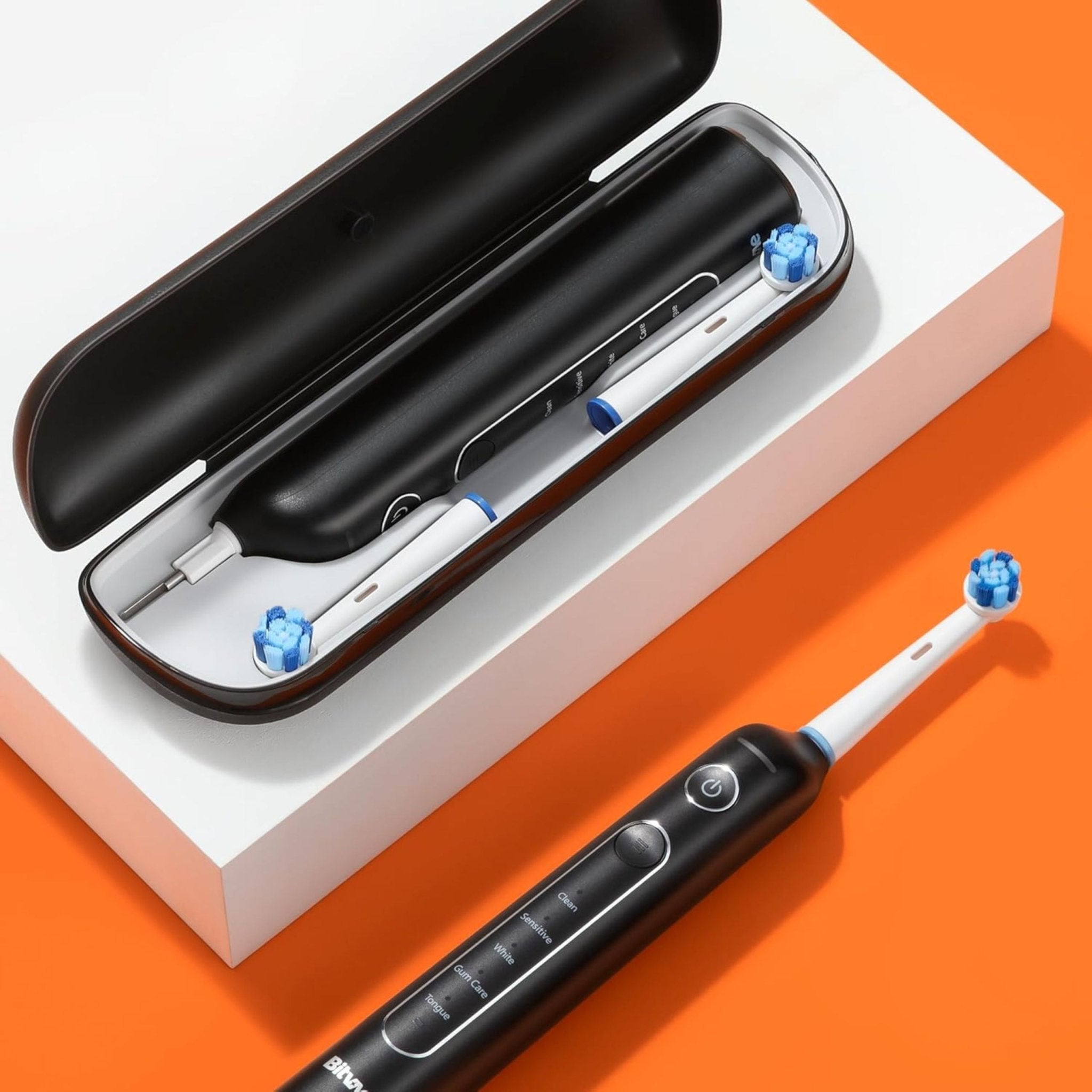 Bitvae Oral Care Daily R2 Rotary Electric Toothbrush - Black - STOORE.AE | ستور الامارات