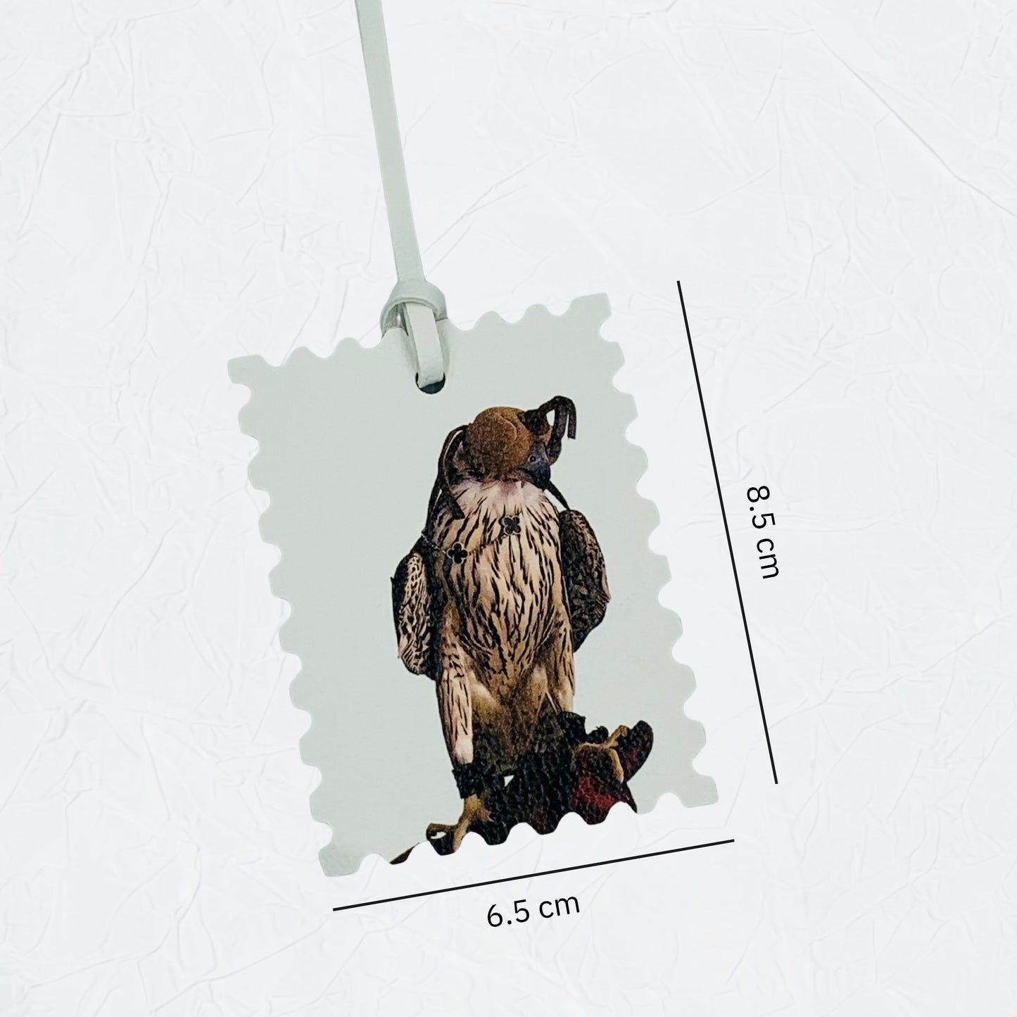 Leather Charm Double Side Falcon - 5