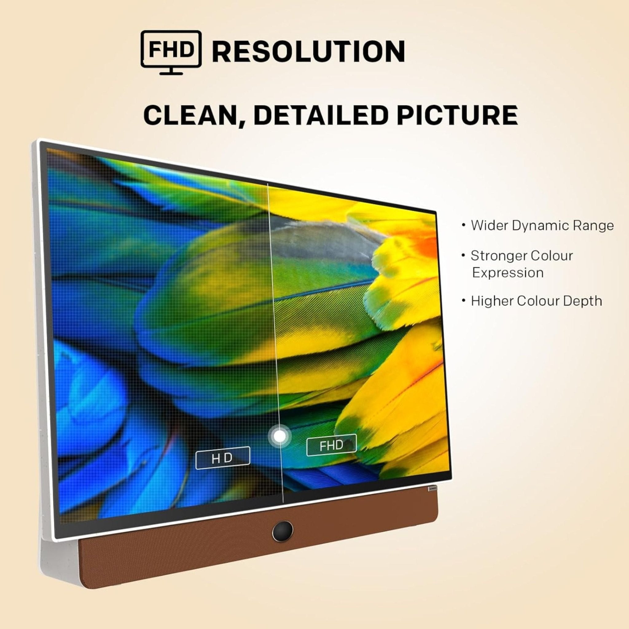 Skyworth Portable Wireless Rechargeable Google TV with Speaker 24" FHD - White - STOORE.AE | ستور الامارات