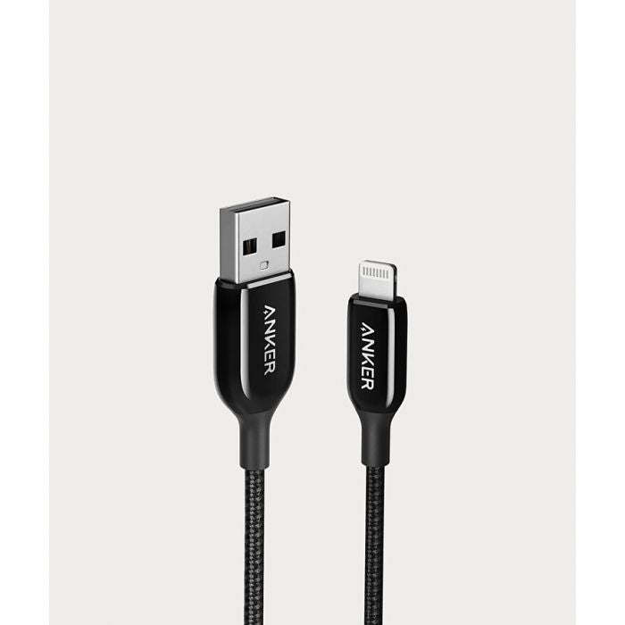 Anker Powerline USB Cable With Lightning (1.8m) -Black
