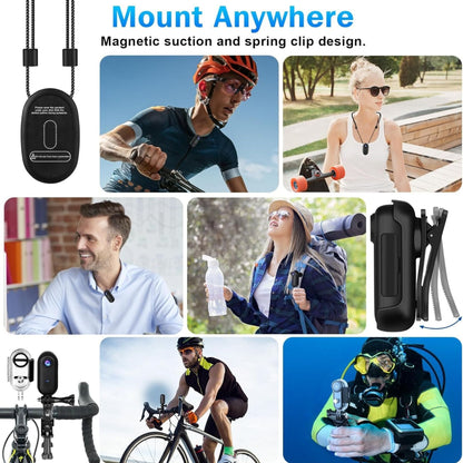 4K WiFi Sports Camera H.265 - Black