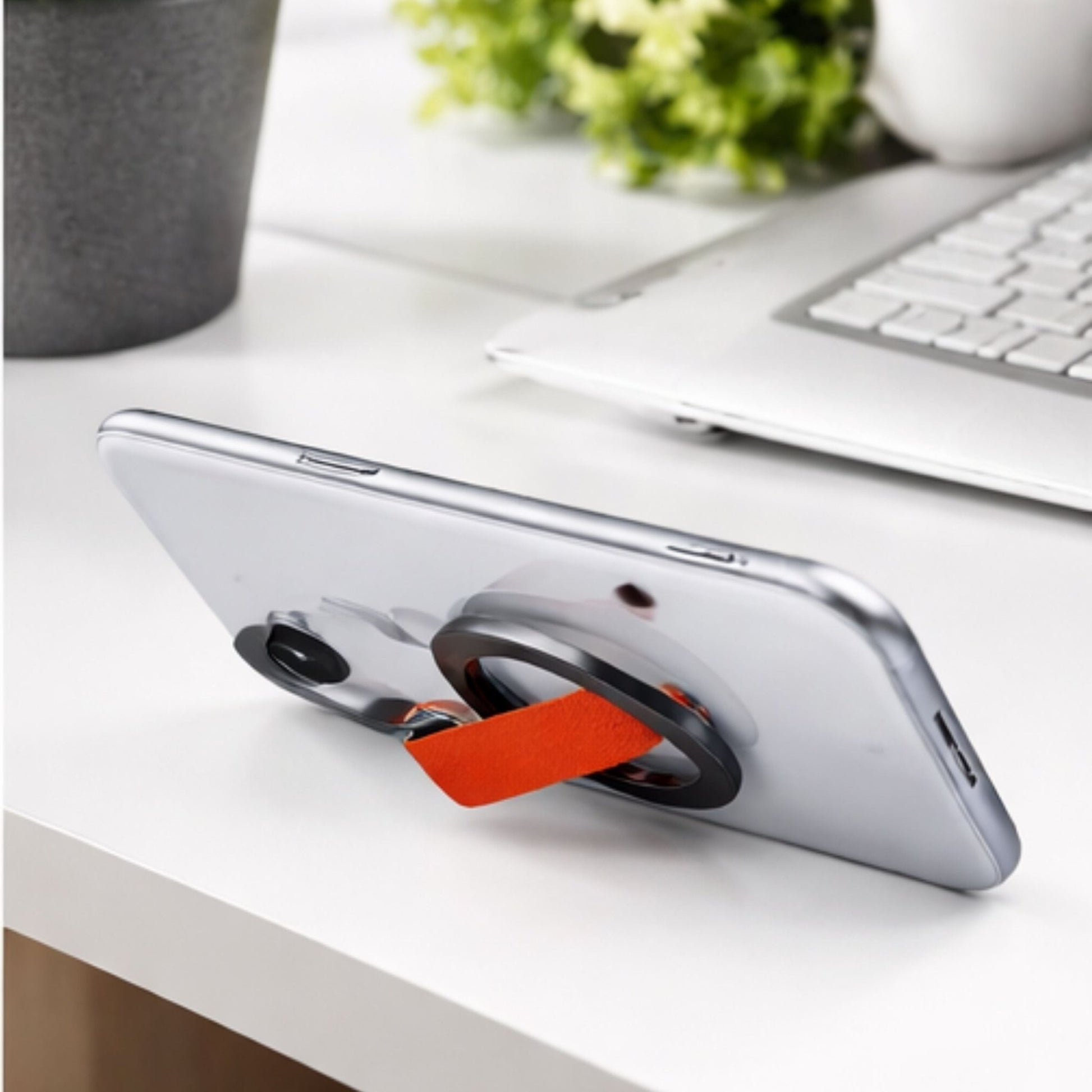ADMOS Foldable Super Magnetic Universal Holder - Gray Orange
