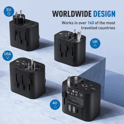 ANKER 312 Outlet Extender 30W With 3 USB Ports - Black