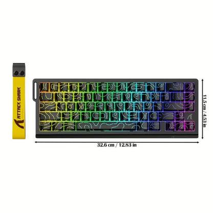 ATTACK SHARK X68 HE Magnetic Gaming Keyboard RGB Light
