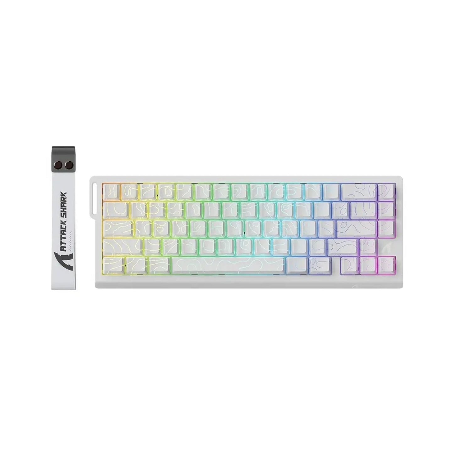 ATTACK SHARK X68 HE Magnetic Gaming Keyboard RGB Light