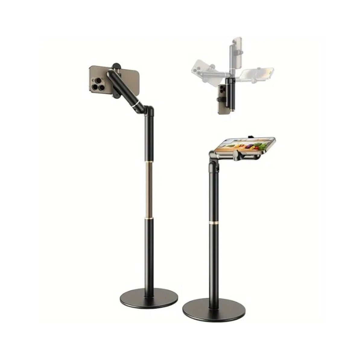 Adjustable Height Leveled Table Top Phone Holder Stand 4.77 inches