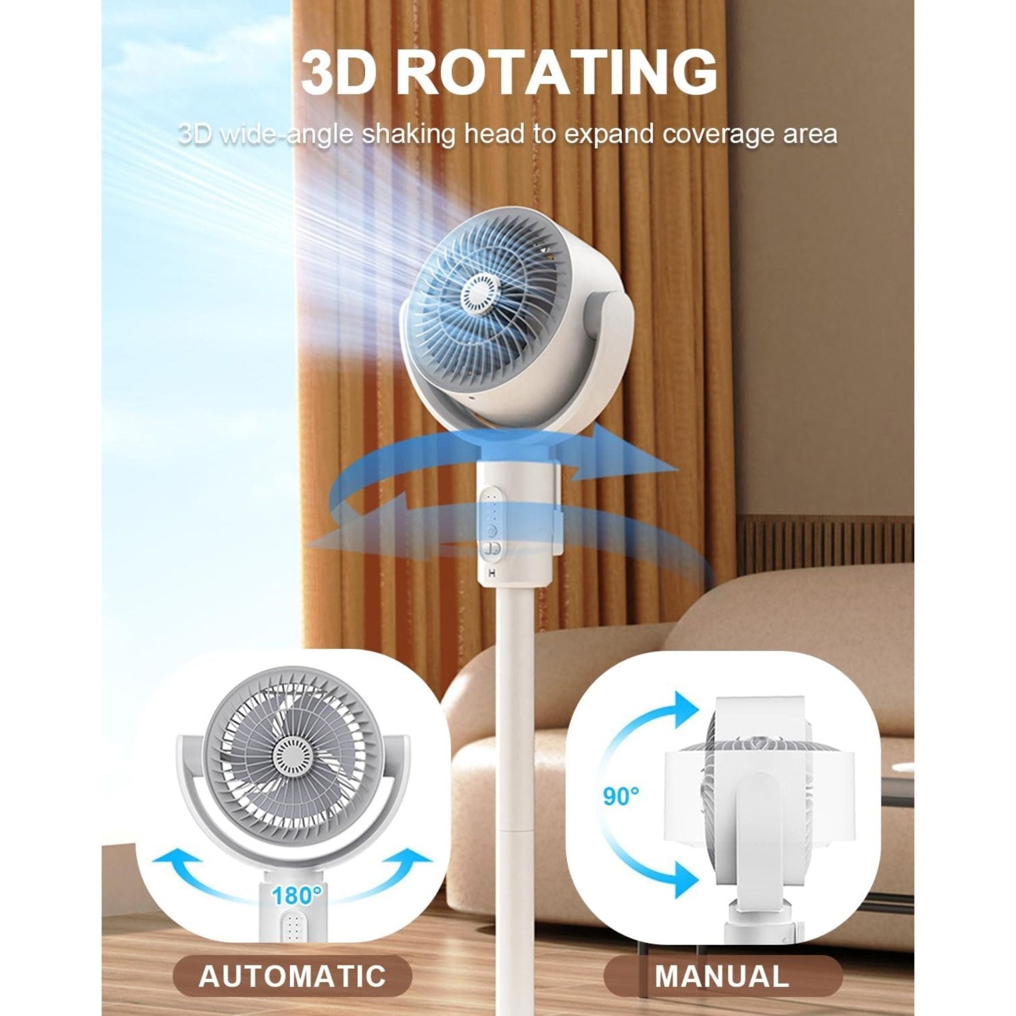Air Circulation Fan F1 - White